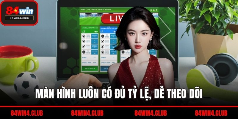 Màn hình luôn có đủ tỷ lệ, dễ theo dõi