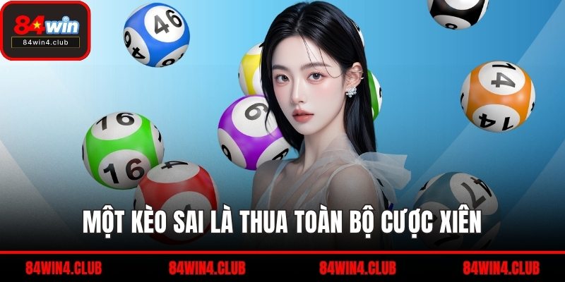 Một kèo sai là thua toàn bộ cược xiên